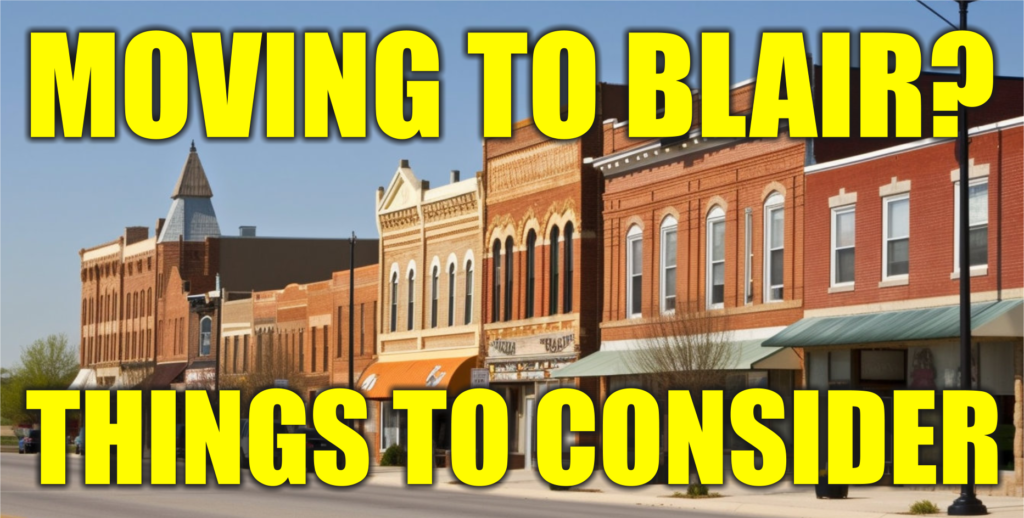 Moving to Blair, Nebraska