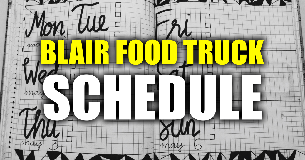 Blair Nebraska Food Truck Schedule