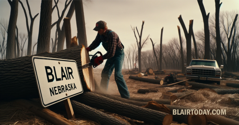 Cutting Down Trees Near Blair Nebraska