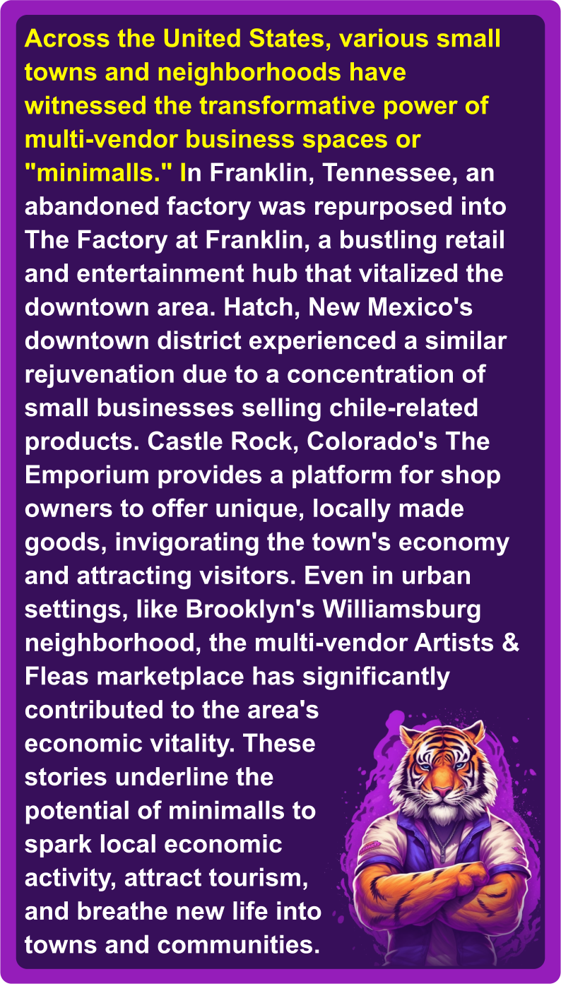 Tekamah Minimall Revitalizing Main Street, One Booth at a Time Blair, Nebraska News