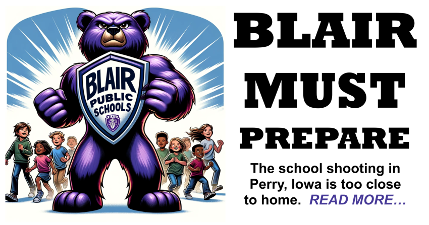 Blair Nebraska Prepare for School Shooting