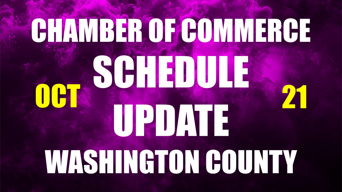 Washington County Chamber of Commerce Announces Events and
